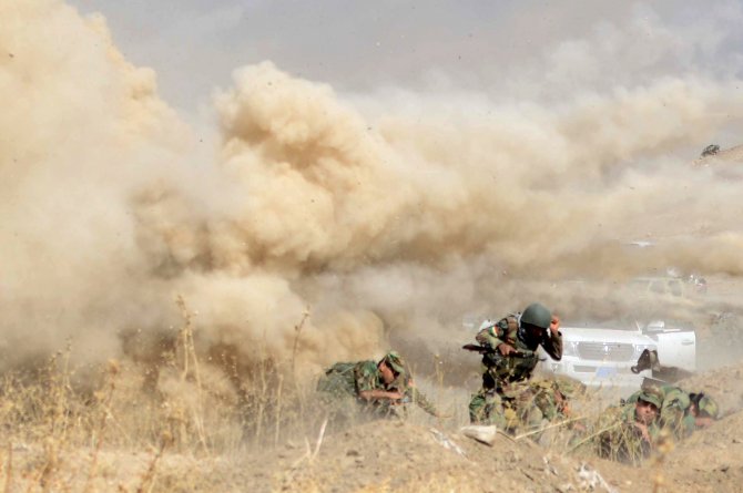 AA ekibi Musul'da büyük tehlike atlattı