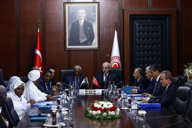 TBMM Başkanı Kahraman'ın kabulü