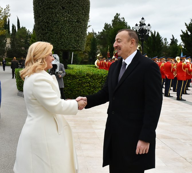 Hırvatistan Cumhurbaşkanı Kitaroviç, Azerbaycan'da