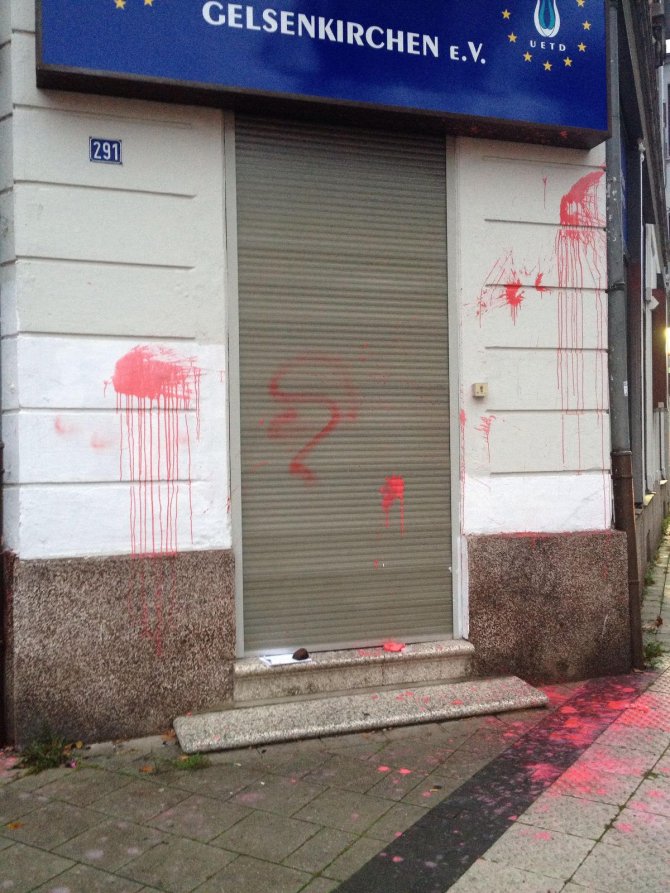 UETD Gelsenkirchen şubesine saldırı