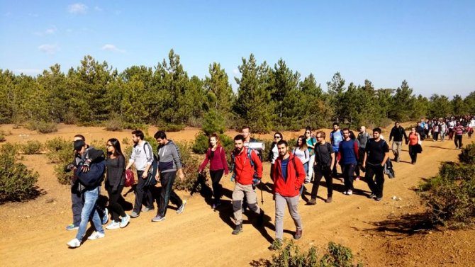 Selçuk Üniversitesi doğa dostları Seydişehir'de