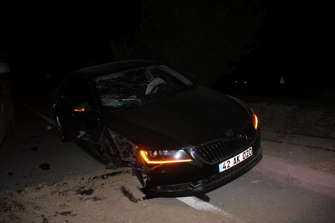 AK Parti Konya İl Başkanı Arat trafik kazası geçirdi