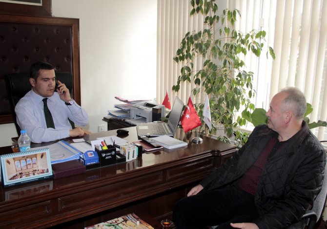 Beypazarı Bostancılar Odası Başkanı Gencer'den Ekici'ye ziyaret