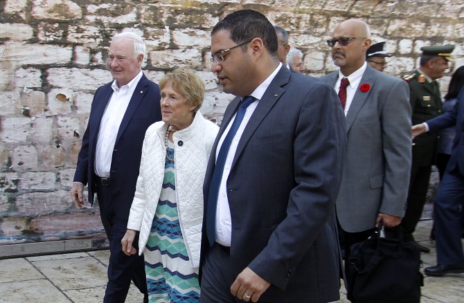 Kanada Genel Valisi Johnston Filistin'de