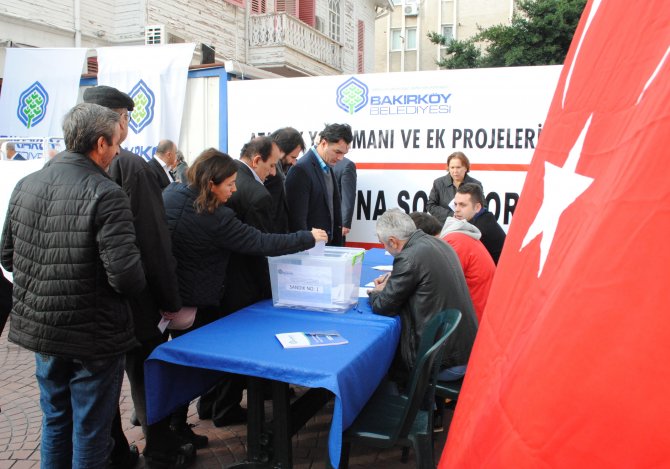 Ataköy Yat Limanı projesi için oylama