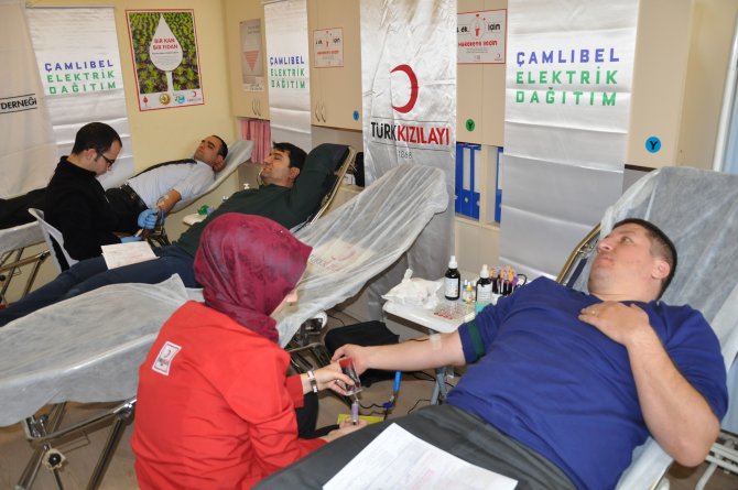 ÇEDAŞ çalışanlarından Kızılay'a kan bağışı