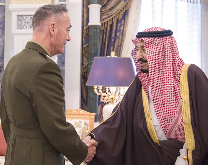 ABD Genelkurmay Başkanı Dunford Suudi Arabistan'da