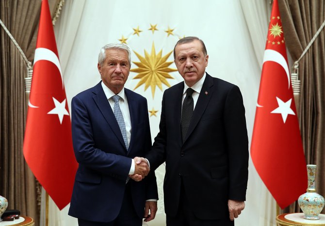 Cumhurbaşkanı Erdoğan'ın kabulü