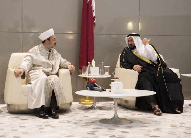 Diyanet İşleri Başkanı Görmez, Katar'da