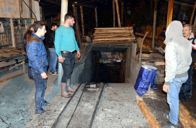 Zonguldak'ta maden ocağındaki göçük