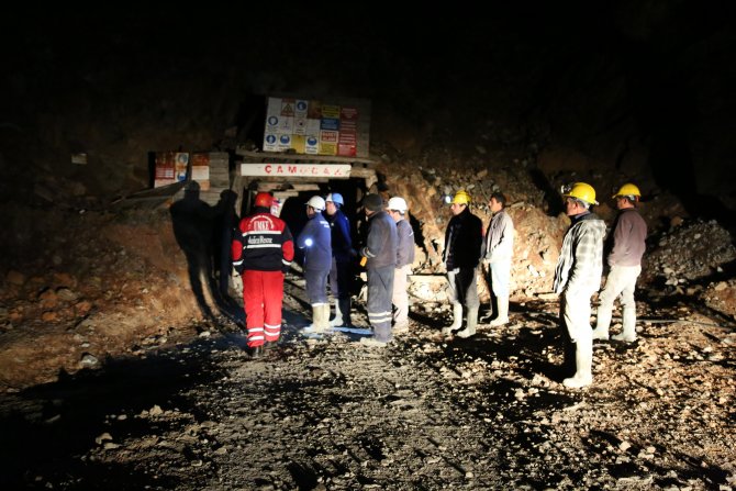Denizli'de maden ocağındaki göçük