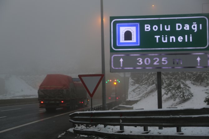 Bolu Dağı'nda sis