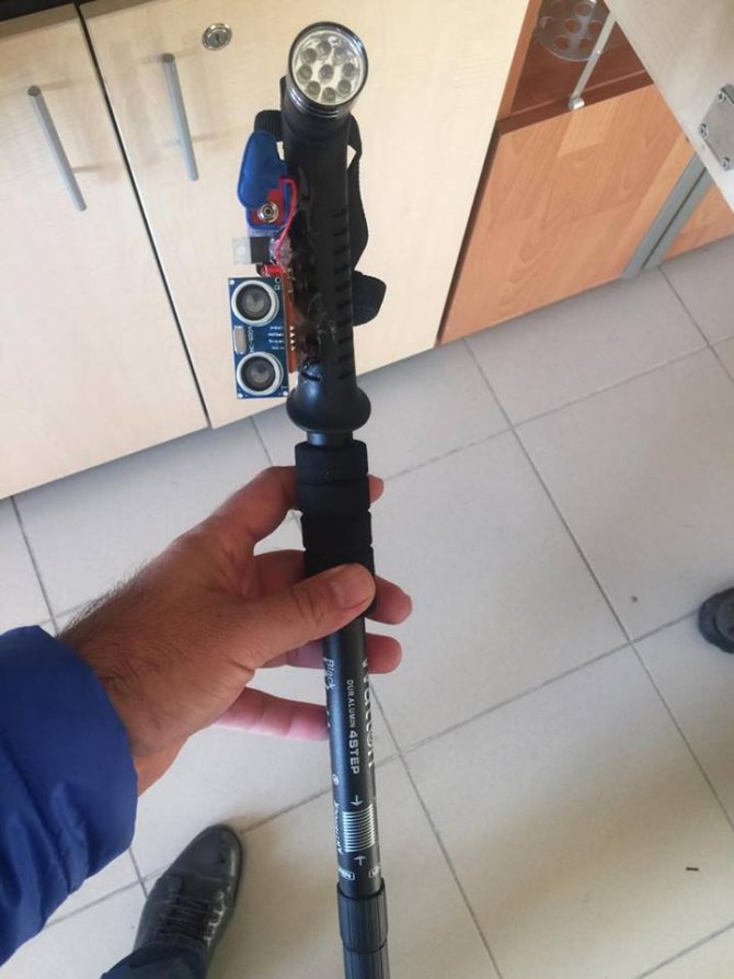 Fizik öğretmeninden "Yarasa baston" projesi