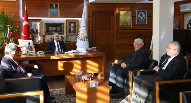 Cem Vakfı Genel Müdürü Kaçan'dan Başkan Aydın'a ziyaret