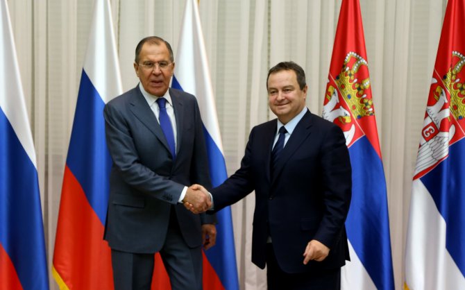 Lavrov, Dacic görüşmesi