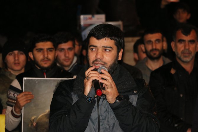 Halep'teki sivillere yönelik saldırılara tepkiler