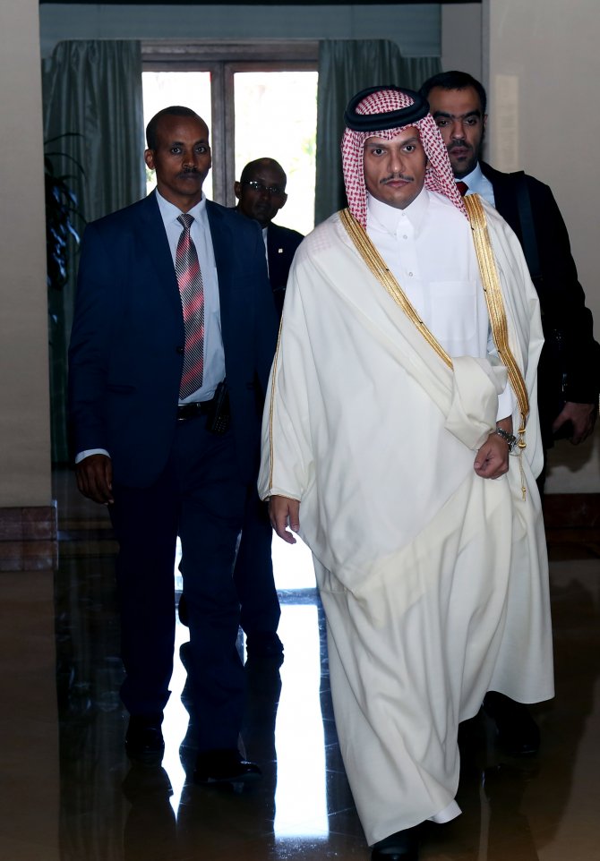 Katar Dışişleri Bakanı Al Sani Etiyopya'da