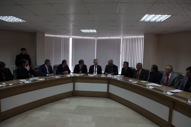 Vali Gül ziraatle ilgili koordinasyon kurulu toplantısına katıldı