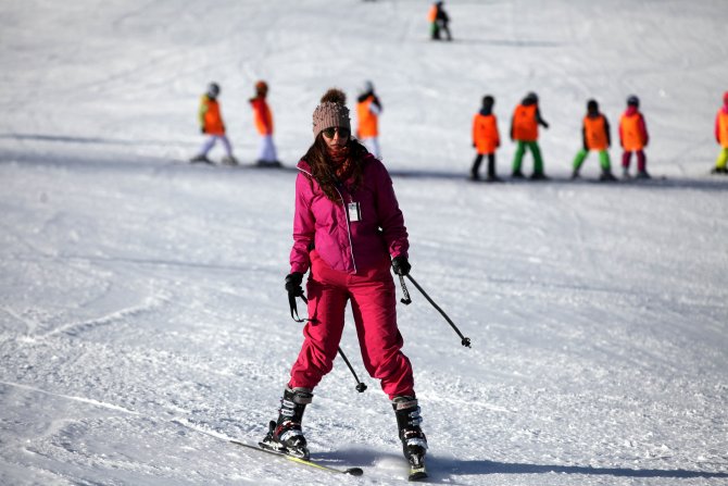 Kartalkaya'da kayak keyfi