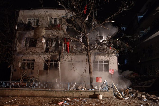 Ankara'da doğalgaz patlaması