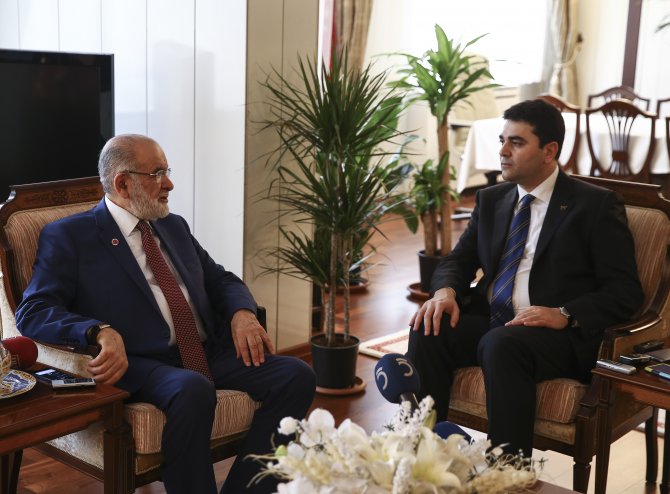 DP Genel Başkanı Uysal'dan Karamollaoğlu'na ziyaret