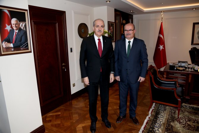 Kurtulmuş, ATO Başkanı Baran’ı kabul etti