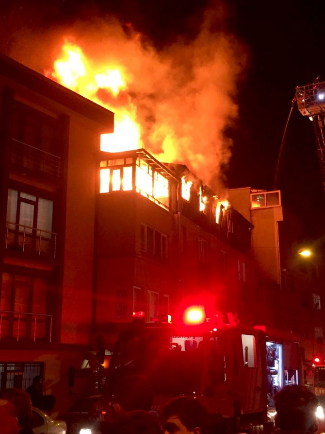 Üsküdar'daki yangın