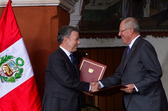 Kolombiya ve Peru 3. Ortak Bakanlar Kurulu toplantısı