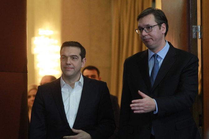 Yunanistan Başbakanı Çipras Sırbistan'da
