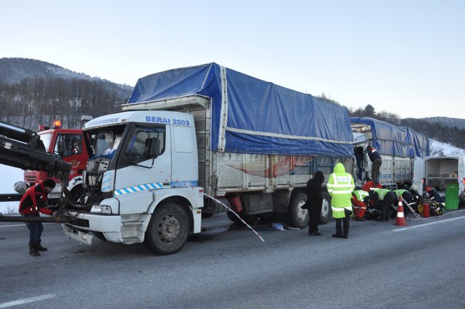 Bolu'da trafik kazası: 2 ölü, 2 yaralı