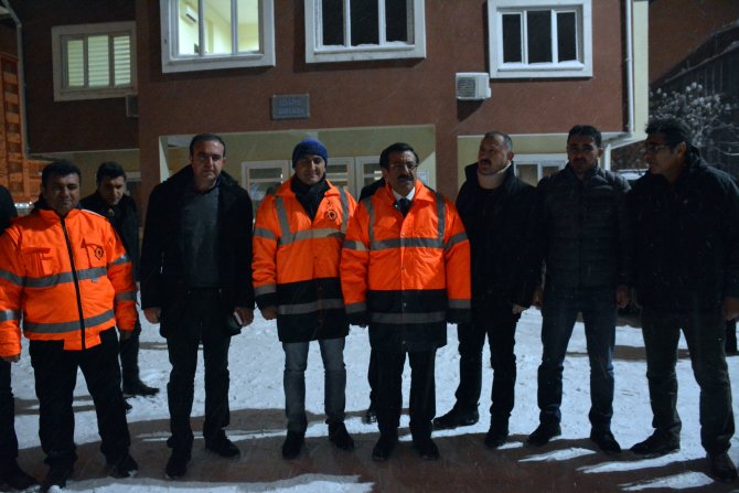 Diyarbakır'da karla mücadele