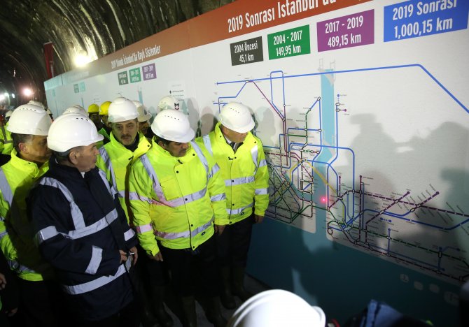 Kabataş-Meci̇di̇yeköy-Mahmutbey Metrosu çalışmaları sürüyor