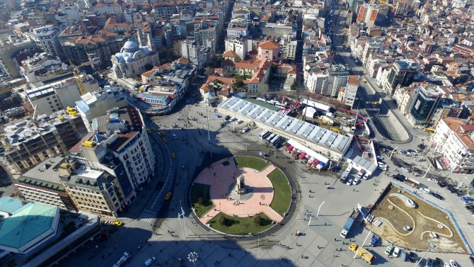 Taksim'e yapılacak caminin temeli atıldı
