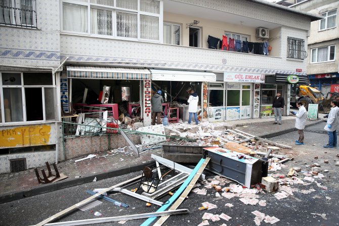 Küçükçekmece'deki patlama