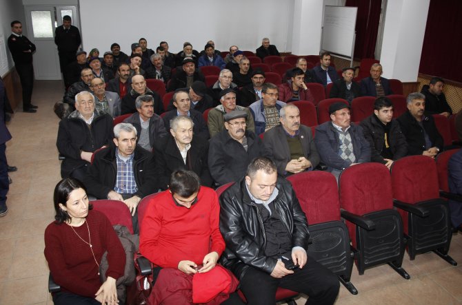 Muhtarlar nitratlı gübre satışı hakkında bilgilendirildi