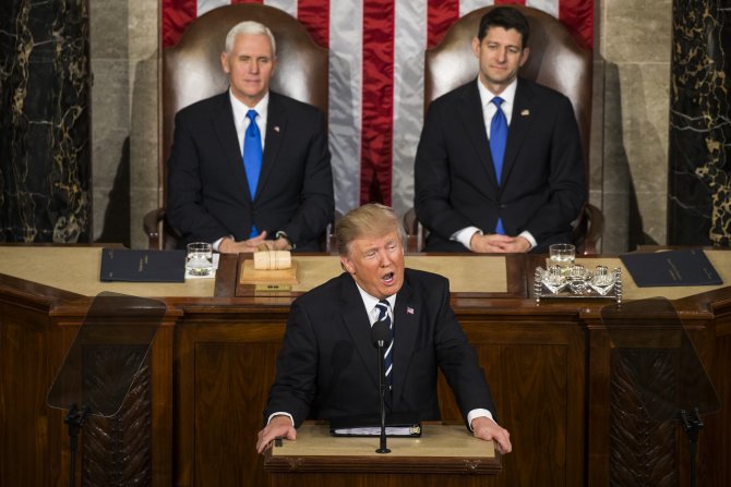 Trump ilk kez ABD Kongresine hitap etti