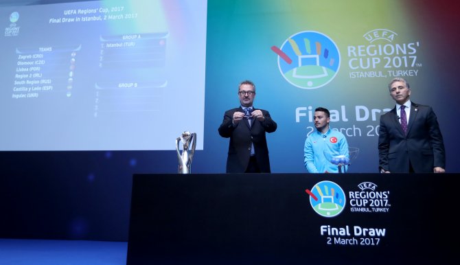UEFA Bölgeler Kupası Finalleri kura çekimi yapıldı