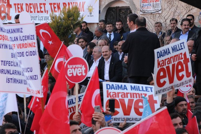 İçişleri Bakanı Soylu Mardin'de