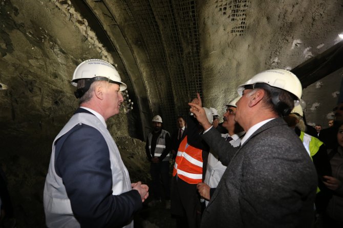 Mevlana Tüneli'ndeki çalışmalar