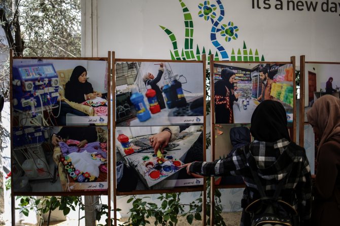 Gazze'nin başarılı kadınları fotoğraf sergisiyle tanıtıldı