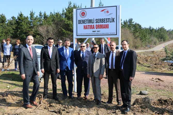 Hükümlüler, "Denetim Serbestlik Hatıra Ormanı" oluşturuyor