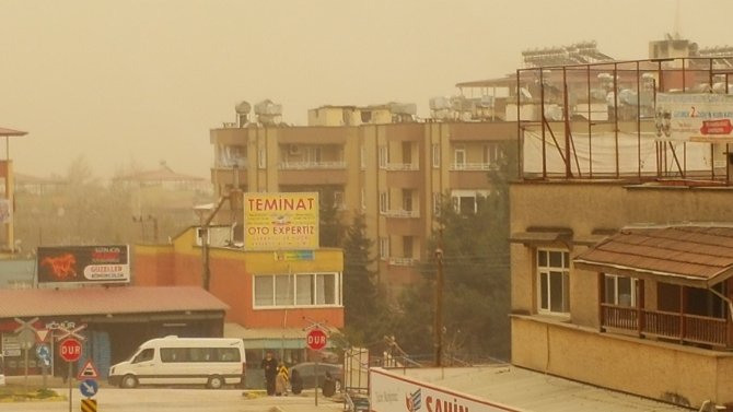 Gaziantep'te toz bulutu