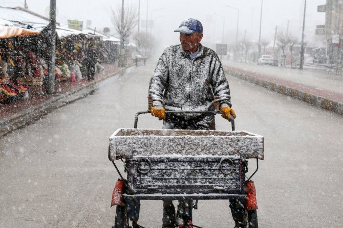 Van ve Bitlis'te kar yağışı