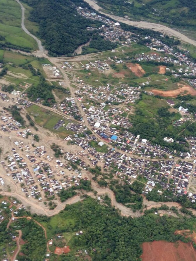 Kolombiya'daki sel felaketi