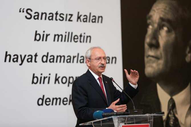 Kılıçdaroğlu, sanatçılarla bir araya geldi