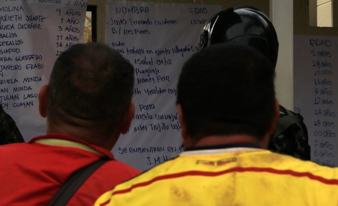 Kolombiya'daki sel felaketi