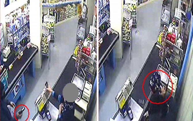 Soygun şüphelisini tezgahtar kılığındaki polisin yakalaması