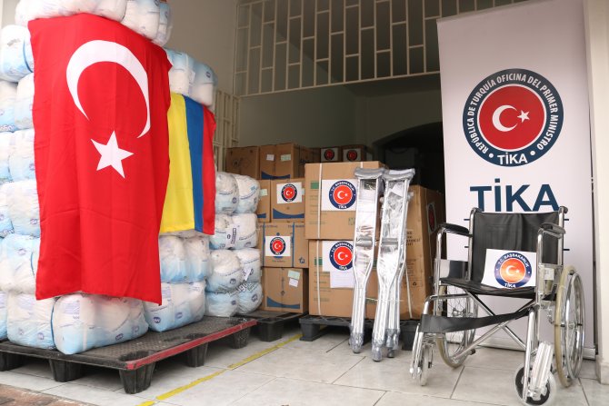 TİKA'dan Kolombiya'daki sel bölgesine yardım