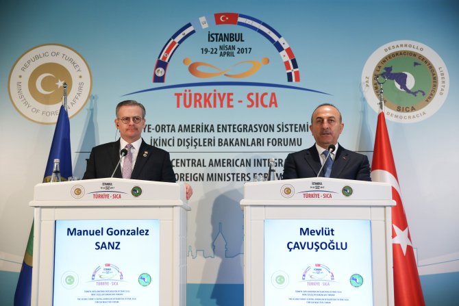 SICA 2. Dışişleri Bakanları Forumu ortak basın toplantısı