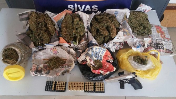 Sivas'ta uyuşturucu operasyonu